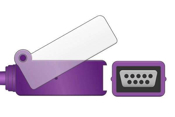Cable Doc-10 compatible, los 2.4m del adaptador de Datascope SpO2