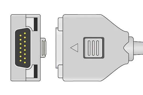Fukuda yo cable de una sola pieza del ECG 10-Lead con la resistencia 20K