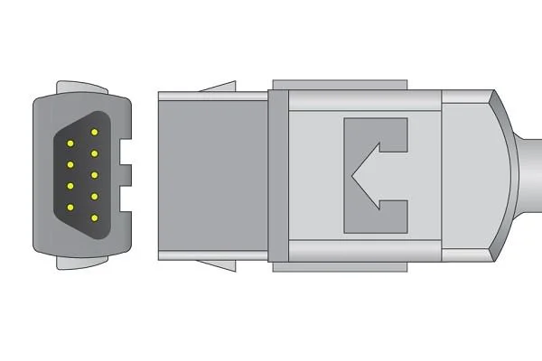 Cable de extensión de Ohmeda Trusignal Ts-M3 SpO2 del DATEX, los 2.4m