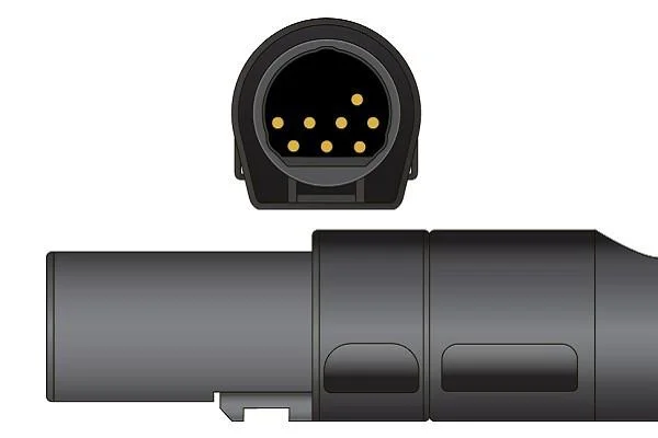 Cable del adaptador SpO2 compatible para GE Corometrics 4033cax. los 2.4m