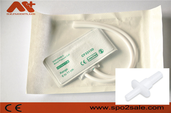 Puño disponible de NIBP - 2523 tubo dual 6 - 11 cm del recién nacido 3