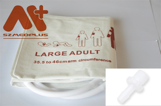 Puño disponible de NIBP - 2504 tubo dual adulto grande 35,5 - 46 cm