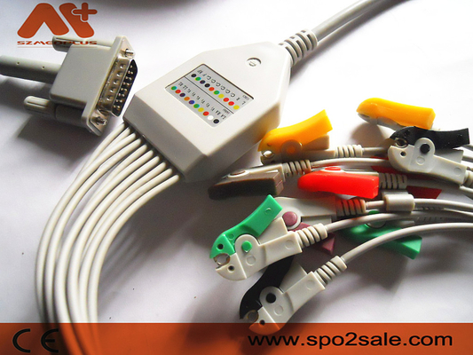 Clip del cable 9293-042-50 AHA del ECG de Philips Compatible Direct Connect