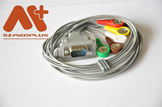 DMS del Leadwire de Cardioscan del DMS de Holter Cable de la ventaja ISO13485 5 - 20200084