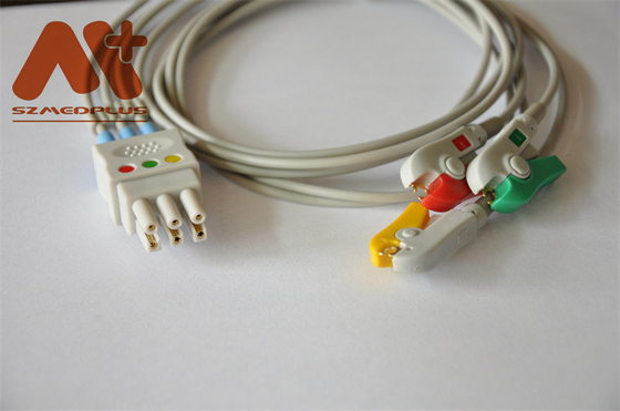 Leadwire compatible del clip ECG de la ventaja de Ohmeda del DATEX 3 - 545315