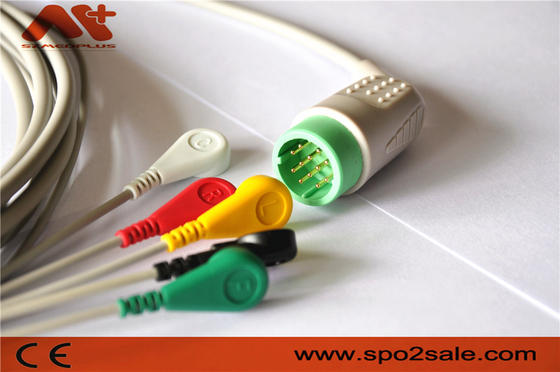 Stryker > MEDTRONI > broche compatible de 5 ventajas del control fisio Directo-conectan el cable de ECG - 11110-000066