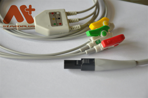 El clip de la ventaja del LT 3 de Welch Allyn Propaq compatible Directo-conecta el cable de ECG