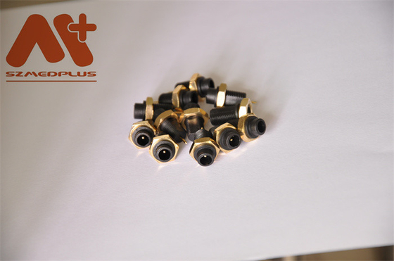 Negro verde rojo del dinar 1.5m m ECG del conector redondo compatible del zócalo Spo2