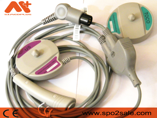 Goldway UT3000A 3 en 1 transductor fetal con la ronda gris 6pin del cable de TPU