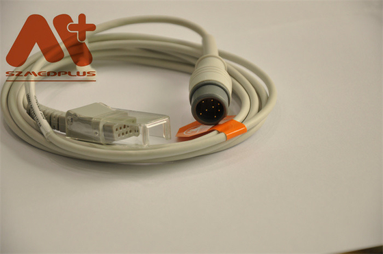 De GE del monitor paciente de los accesorios cable Nihon Kohden de BD IBP del conector no