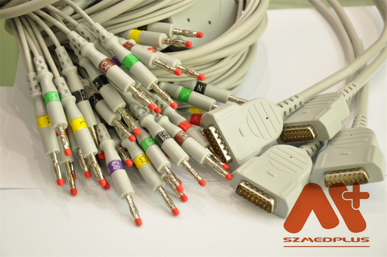 La atención sanitaria de GE compatible Directo-conecta el cable del ECG - 2104727-001