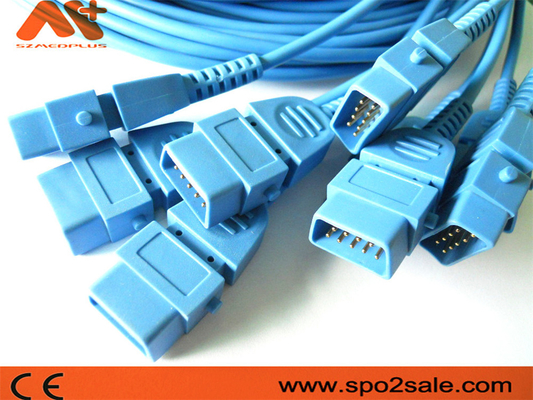 Cable del molde de CSI Siemens Spo2 del cable de extensión de BCI Nellcor Spo2
