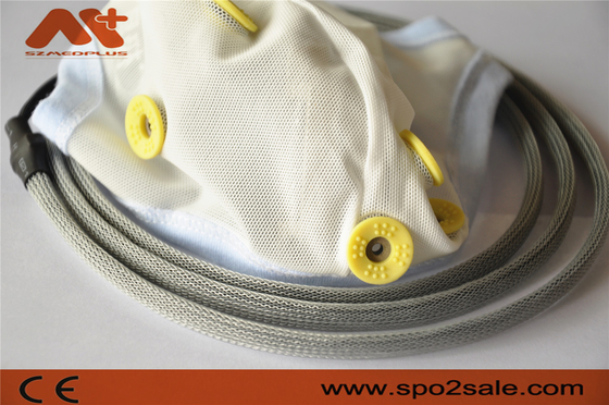El cable médico de Neurofeedback EEG integró 10 el sombrero de las ventajas EEG para el clip Tin Electrode del oído