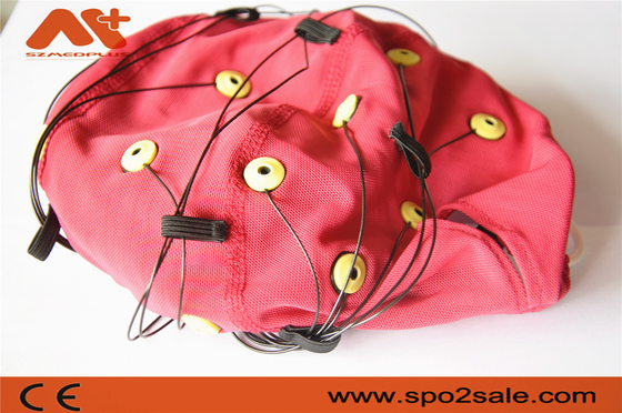 El rojo del cable de Neurofeedback EEG integró 20 el casquillo de las ventajas EEG para la máquina de EEG