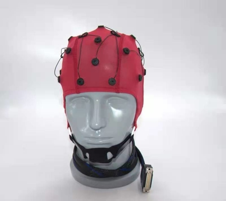 El rojo del cable de Neurofeedback EEG integró 20 el casquillo de las ventajas EEG para la máquina de EEG