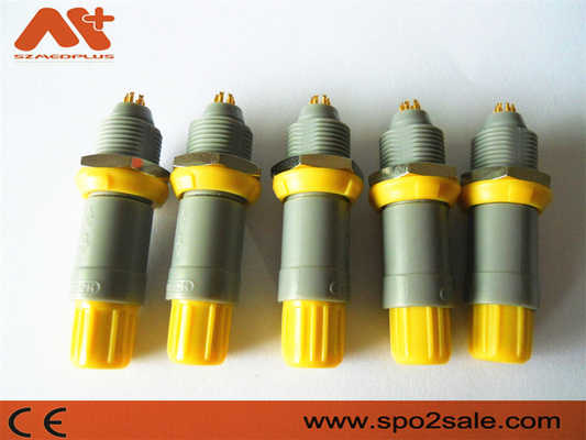 (G51MC7-P08LFD0-0040) zócalo plástico del perno del empuje 8 del tirón 1P, Grey Shell, llave amarilla, dual 60