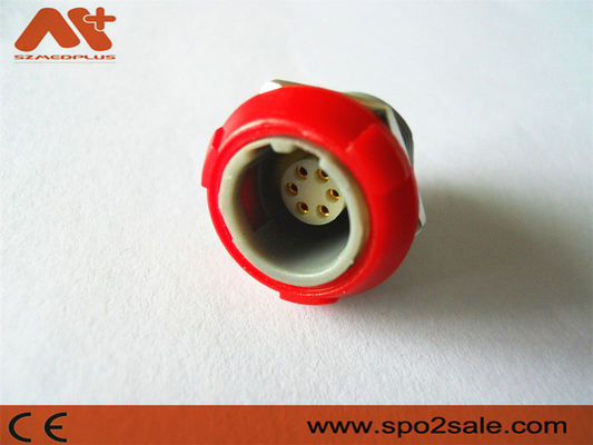 Empuje médico del tirón de Pin Plastic Socket G51MB7- P06LFD0-0020 1P de los conectores 6 del ABS