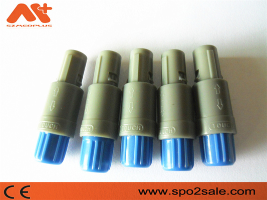 (S11ME7-P07MFD0-5260) conector plástico del perno del empuje 7 del tirón 1P, Grey Shell, llave azul, dual 80