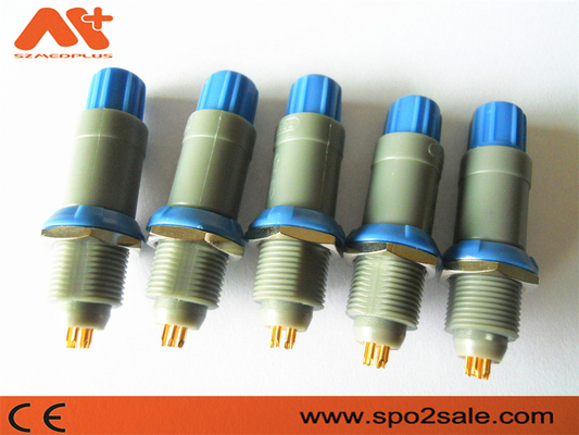 (S11ME7-P07MFD0-5260) conector plástico del perno del empuje 7 del tirón 1P, Grey Shell, llave azul, dual 80