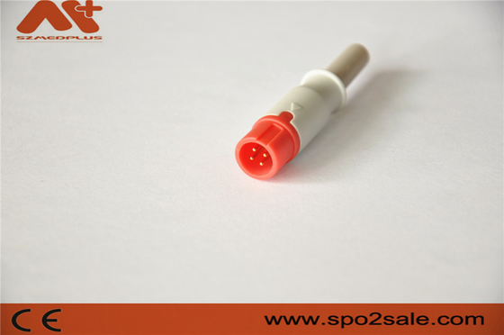 Accesorio del conector de IBP compatible para el cable del adaptador de Biolight IBP con el color rojo 4pin
