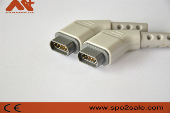 cable compatible del multi-sitio ECG de Draeger del conector de 16pin ECG con color gris