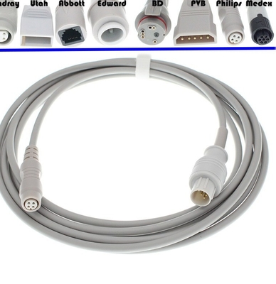 Cable compatible del adaptador del cable 684090 IBP de Nihon Kohden IBP