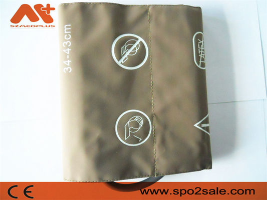 NIBP manguito de presión arterial para adultos de gran tamaño PU Philips M1575A manguera única