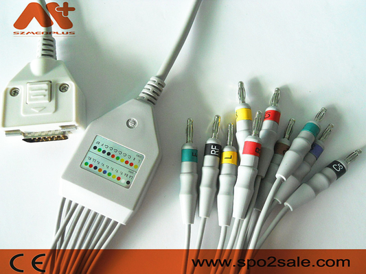 Fukuda YO compatible Directo-conecta el cable del ECG para Cardisuny, KP-500, KP-500D