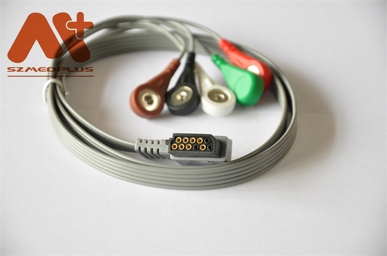 Philips Compatible ECG Holter Cable 989803157491 broche de 5 ventajas