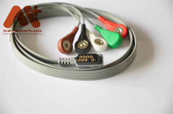 Philips Compatible ECG Holter Cable 989803157491 broche de 5 ventajas