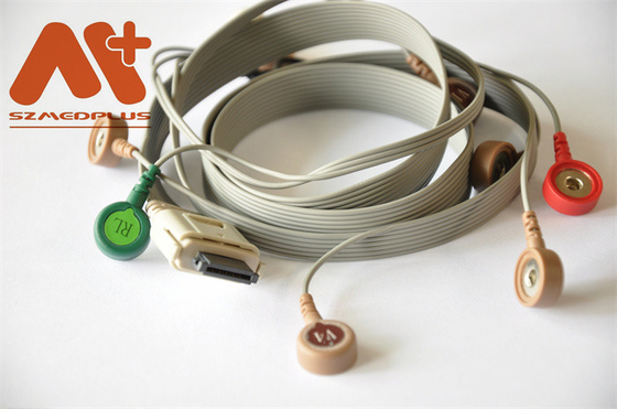 El cable 10 del BI ECG de AHA lleva los instrumentos biomédicos rápidos de Holter H2111