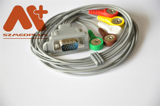 Pin 15 del DMS 20200084 de Holter Cable de la ventaja del DMS DMS300-3A 5