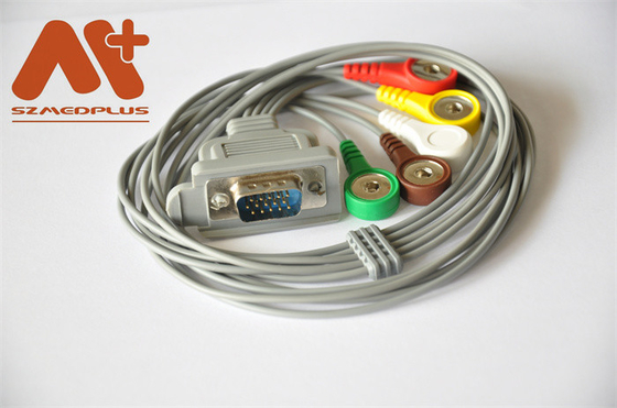 DMS del Leadwire de Cardioscan del DMS de Holter Cable de la ventaja ISO13485 5 - 20200084
