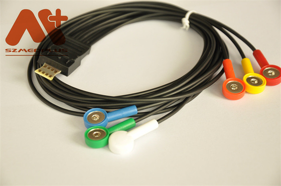 TA del cable de la ventaja de Holter 6 del cable del ODM Schiller ECG - monitor paciente de 101 Uesd