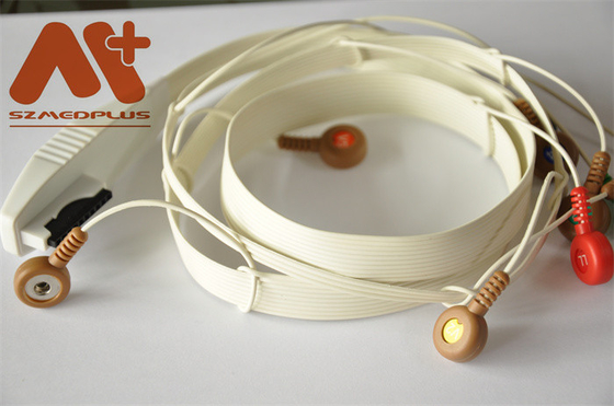 Ventaja médica Holter Cable Mortara Ecg Cable AHA - 9293-034-50 de TPU 10
