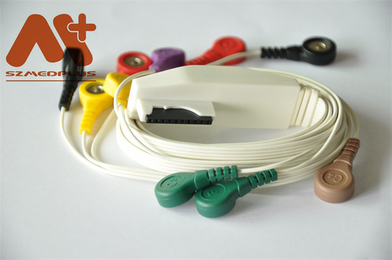 IEC del cable de la ventaja ECG de Mortara 10 - 9293-017-50 para Holter Recorder