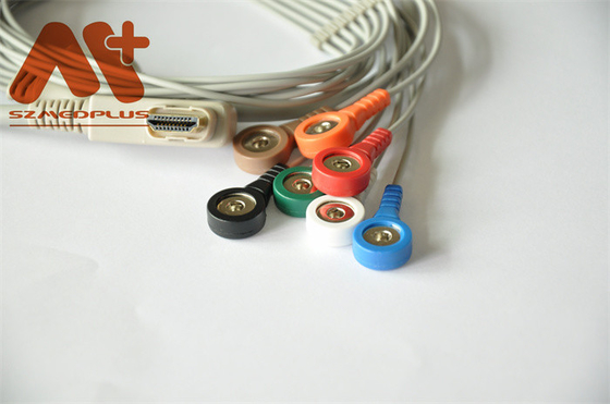 Rotura DMS-20202516 del cable del holter de la ventaja del DMS 7