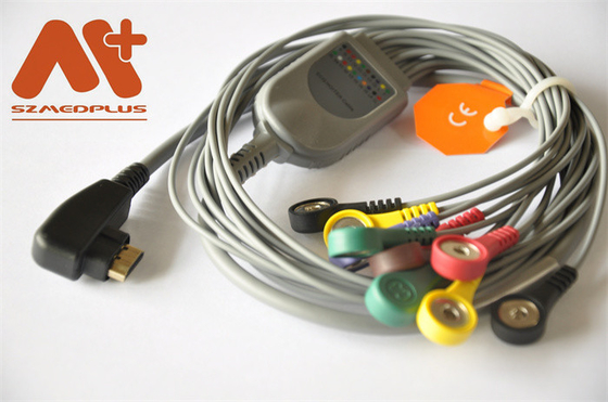 Rotura DMS-20202800 del cable del holter de la ventaja del DMS 10