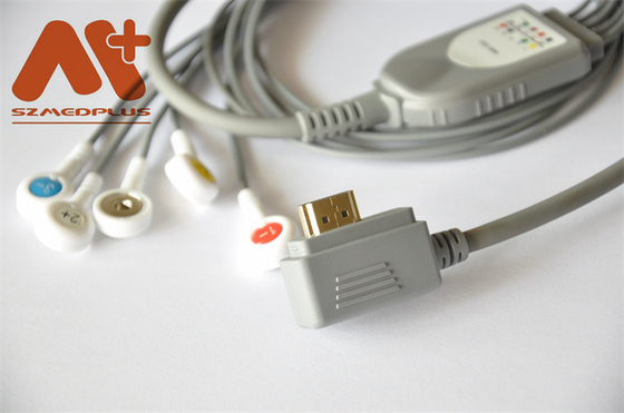 Ventaja de ECG Holter Cable 5 compatible para Voles&Hills Holter Recording System elegante