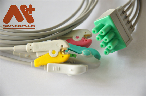 Leadwire compatible de la telemetría de Mindray > de Datascope ECG - 115-004873-00