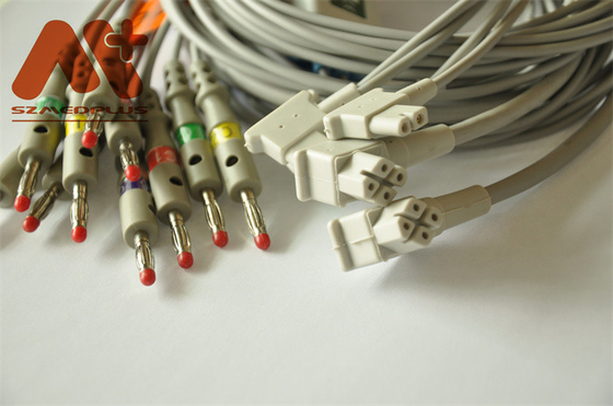 El cable de conducción del ECG es compatible con HP, Twin Pin, 989803129161