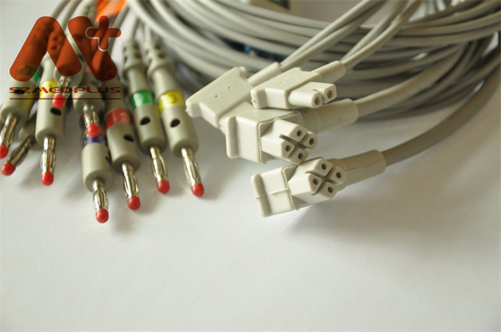 El cable de conducción del ECG es compatible con HP, Twin Pin, 989803129161
