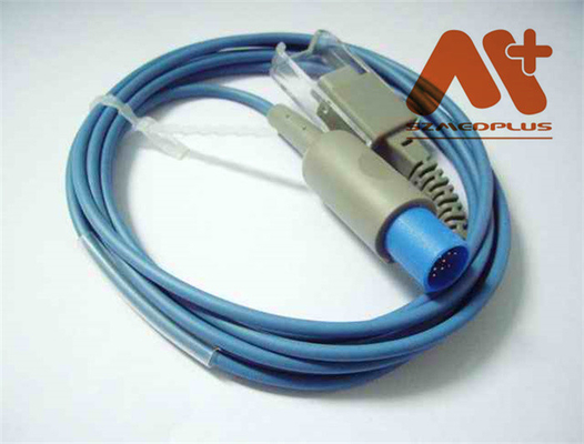 Cable compatible del adaptador SpO2 de Hellige - 30344358