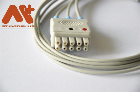Atención sanitaria Marquette 412682-001 de GE del clip de la ventaja del cable 3 de AHA Ecg