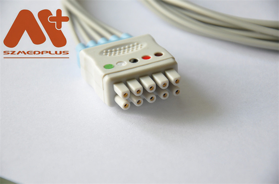 Broche paciente 411202-001 de la ventaja del cable 5 de Marquette ECG de la atención sanitaria de GE