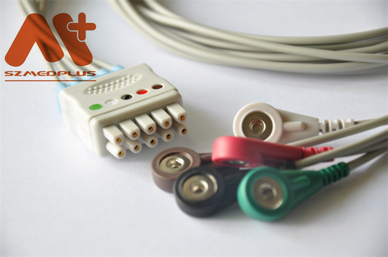 Broche paciente 411202-001 de la ventaja del cable 5 de Marquette ECG de la atención sanitaria de GE