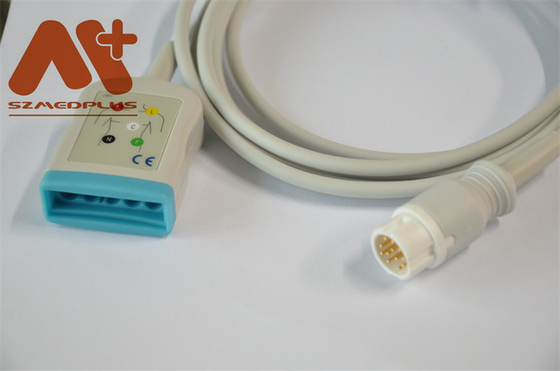 5 el paciente de la ventaja ECG telegrafía 12 Pin Philips M1668A para el monitor paciente
