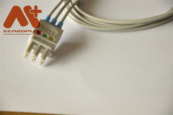 Leadwire compatible del clip ECG de la ventaja de Spacelabs 3 - 700-0006-01