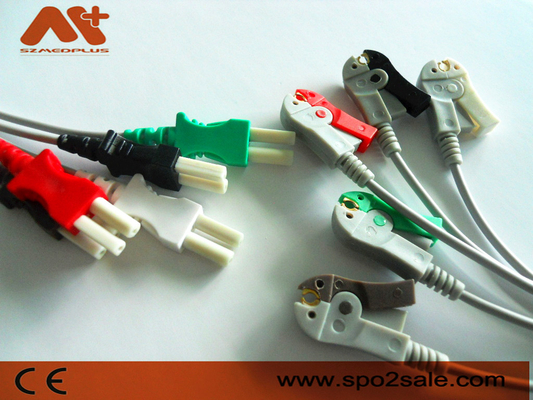 Leadwire compatible del clip ECG de la ventaja de Spacelabs 5 - 700-0006-10