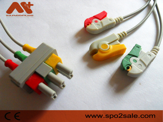 Leadwire del clip ECG de la ventaja de Philips Compatible 3 - M1613A